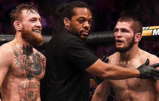 L'arbitre de l'UFC a raconté un fait amusant lors du combat entre les équipes de McGregor et Khabib.