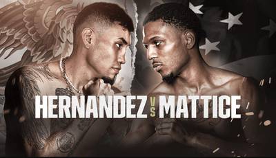 Eduardo Hernandez vs Thomas Mattice - Date, Start time, Fight Card, Location