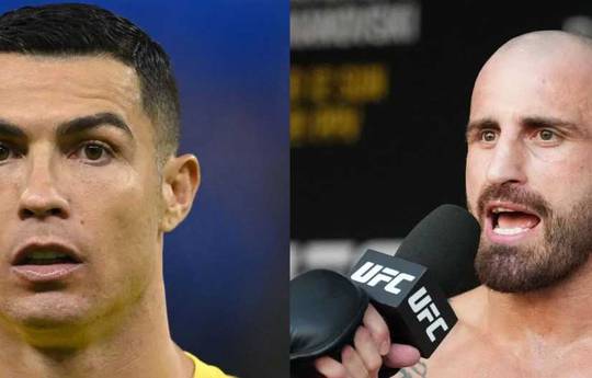 Ronaldo supported Volkanovski before the fight with Topuria