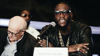 Wilder does not stop training