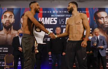 James and Butaev make weight