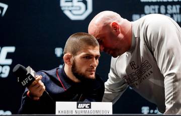 Dana White admitted Khabib's end to his career was the hardest for himself