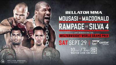 Bellator 206: Mousasi - MacDonald. Where to watch live