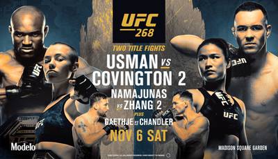 UFC 268: Usman gegen Covington 2. Live-Stream, wo man online sehen kann