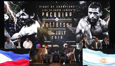 Pacquiao vs Matthysse. Where to watch live