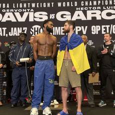 Davis-Garcia, Ennis-Chukhadzhian. Weighing results