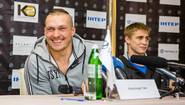 Пресс-конференция с участием Александра Усика и Александра Спирко в Одессе