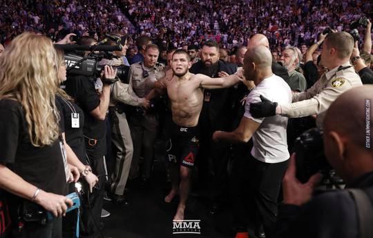 Nurmagomedov’s father promised to punish Khabib for the brawl after the fight