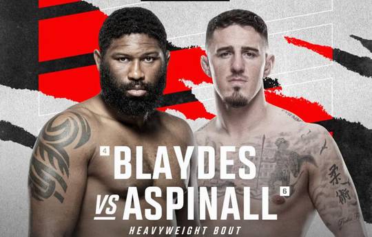 UFC 304: Aspinall vs Blaydes - Datum, aanvangstijd, vechtkaart, locatie