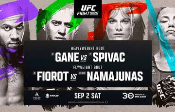 Gan klopt Spivak en andere resultaten van het UFC Fight Night 226 toernooi