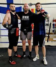 Bezus and Katsuk help Helenius prepare for Wilder