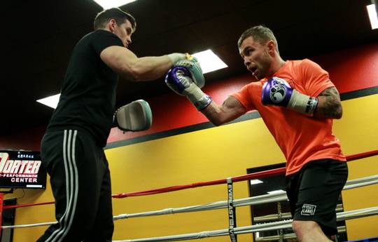 Frampton Putting in Work For Santa Cruz Rematch (photos)