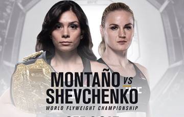 Montano vs Shevchenko on September 8 at UFC 228