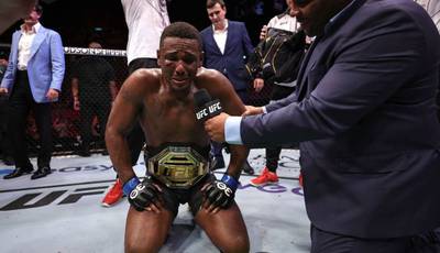 Hill commented on winning the UFC championship belt