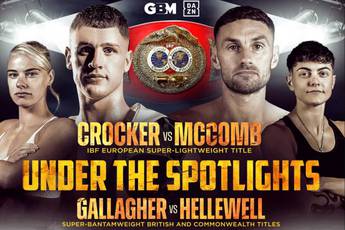 Ben Crocker vs Sean McComb Undercard - Vollständige Fight Card Liste, Zeitplan, Running Order
