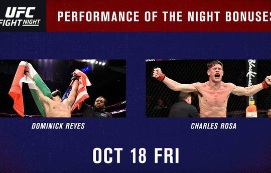 UFC on ESPN 6: бонусы турнира