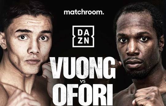 Cameron Vuong vs Jeff Ofori - Date, Start time, Fight Card, Location