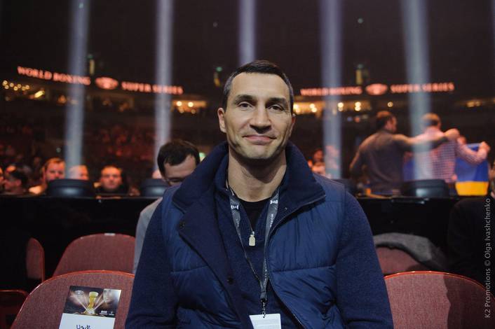 Klitschko, Lomachenko and other VIPs at Riga arena (photo)