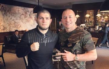 Khabib and St-Pierre can have a grappling match?