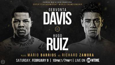 Davis vs Ruiz. Where to watch live