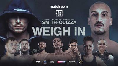 Cómo ver el pesaje Dalton Smith vs Walid Ouizza: Fecha, hora, transmisión en vivo