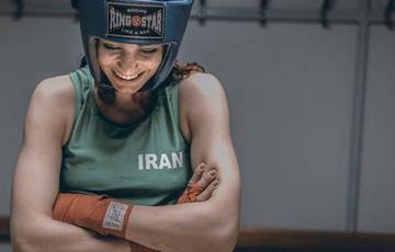 Iranian athlete faces prison for entering the ring without hijab