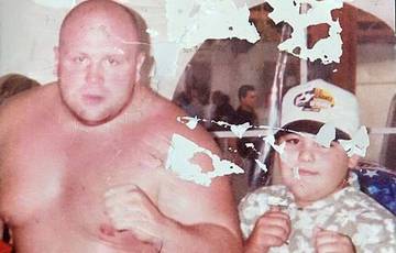 Photo of the day: young Andy Ruiz Jr. and Butterbean