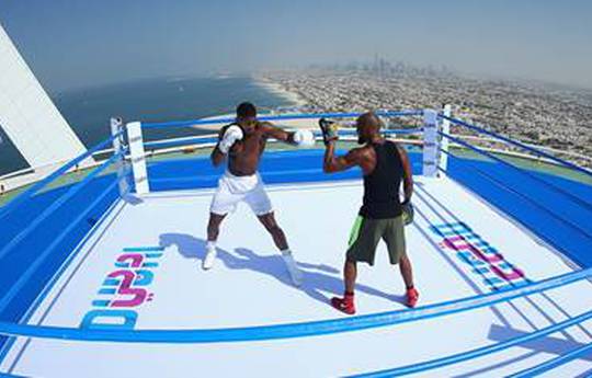 Joshua at the highest ring in the world (video)