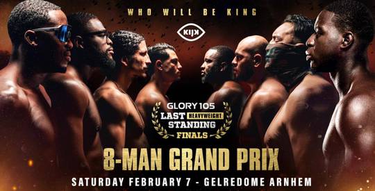 Glory 105: оновлений кард турніру