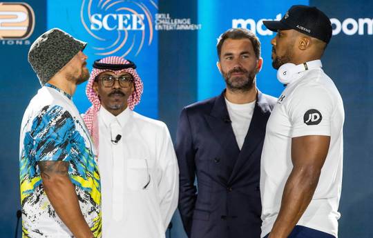 Photo gallery of Usyk-Joshua's debut press conference in Saudi Arabia