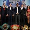 Golovkin, Jacobs - Face To Face at Final Press Conference (photo + video) 2