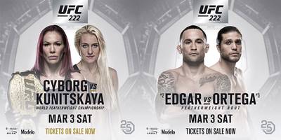 UFC 222: Cyborg vs Kunitskaya. Live, where to watch online