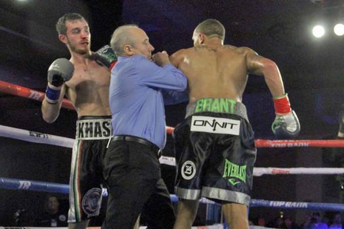 Brant stops Baysangurov in the 11th round