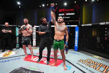 Hernandez defeats Dolidze early and other results of the UFC on ESPN 72 tournament