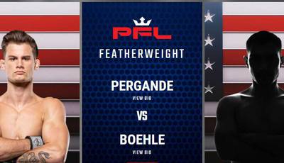 PFL 7: Pergande vs Boehle - Datum, Startzeit, Kampfkarte, Ort