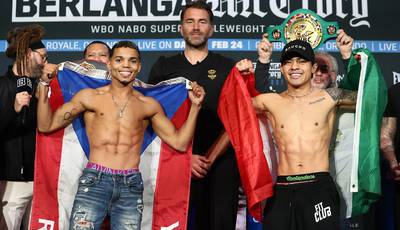 What time is the Yankiel Rivera Figueroa vs Andy Dominguez Velasquez fight tonight? Ringwalks, schedule, streaming links