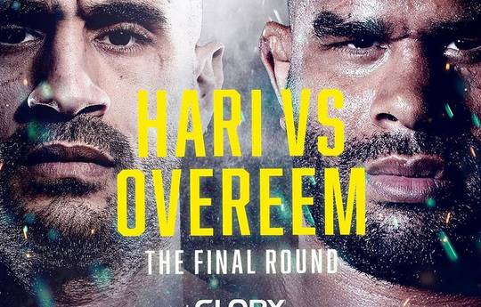 Der dritte Kampf von Hari und Overeem wird die Schlagzeile von Glory Collision 4 sein