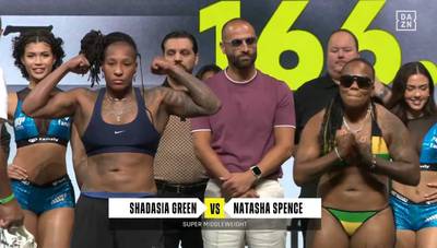 What time is Shadasia Green vs Natasha Spence tonight? Ringwalks, schedule, streaming links