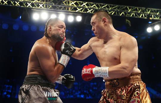 Zhang stopped Joyce in the sixth round