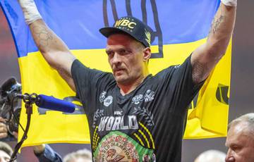Usyk addressed Ukrainians after his victory over Fury (video)