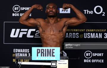 Pesaje UFC 286: Usman y Edwards mostraron el mismo peso (video)