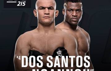 Дос Сантос и Нганну проведут бой 9 сентября на UFC 215