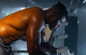 Ngannou begins training for fight with Joshua