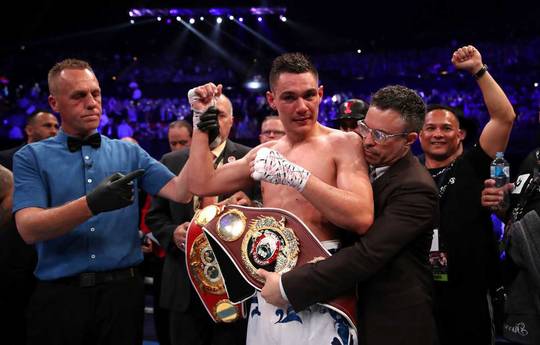 Tszyu reacted to his opponent's change of heart