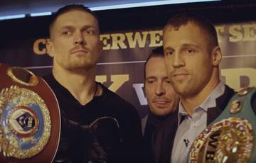 Usyk: At the battle will be my wife and mother - for me they are celebrities