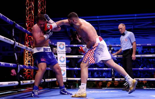 Filip Hrgovic vs. David Allen in Doncaster: Former title challenger sends a message with third-round stoppage