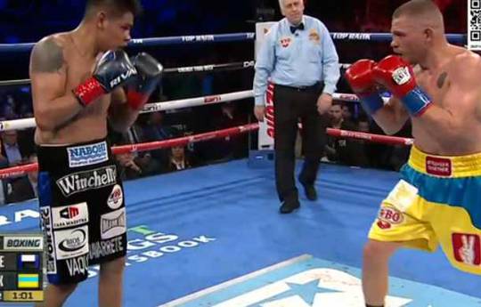 Berinchik outboxed Navarrete to become the lightweight champion of the world