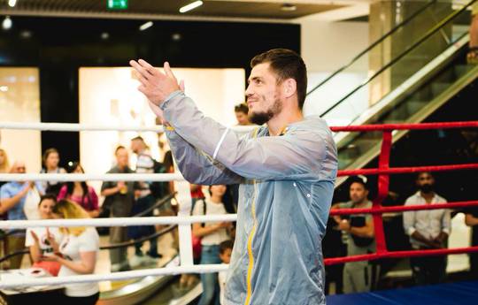 Media training before the boxing event in the Sports Palace on June 23 (photos)