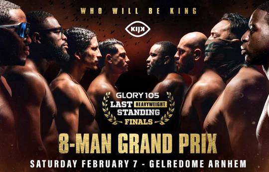 Glory 105: updated tournament card