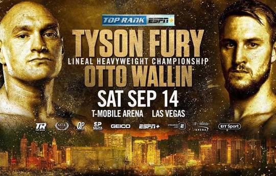 Fury vs Wallin. Where to watch live